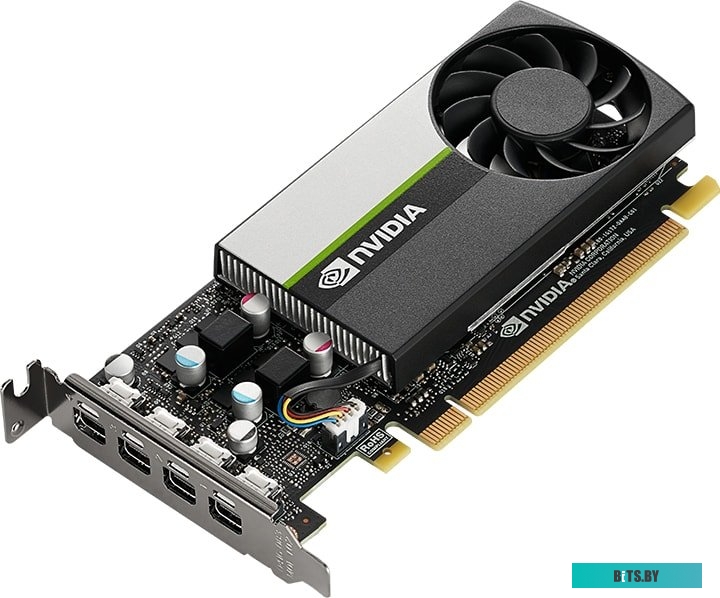 Видеокарта NVIDIA Quadro PNY T1000 VCNT1000-BLK 4Gb GDDR6 4xmDP Low Profile (oem)