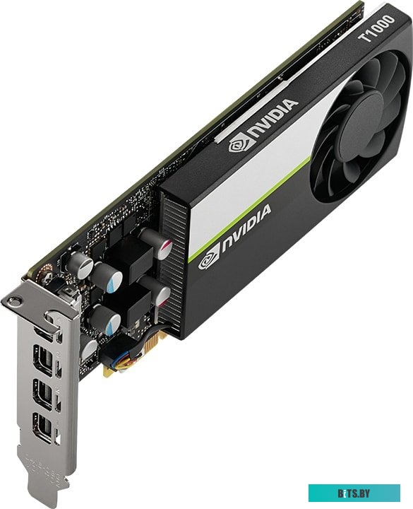 Видеокарта NVIDIA Quadro PNY T1000 VCNT1000-BLK 4Gb GDDR6 4xmDP Low Profile (oem)