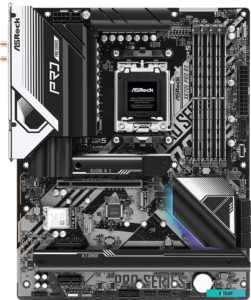 Материнская плата ASRock X670E Pro RS