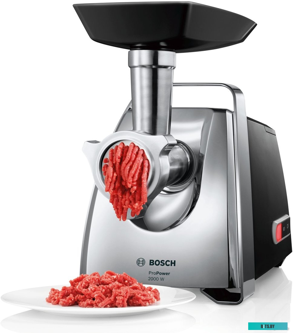 MFW67450 Мясорубка Bosch ProPower MFW67450,  черный / серебристый