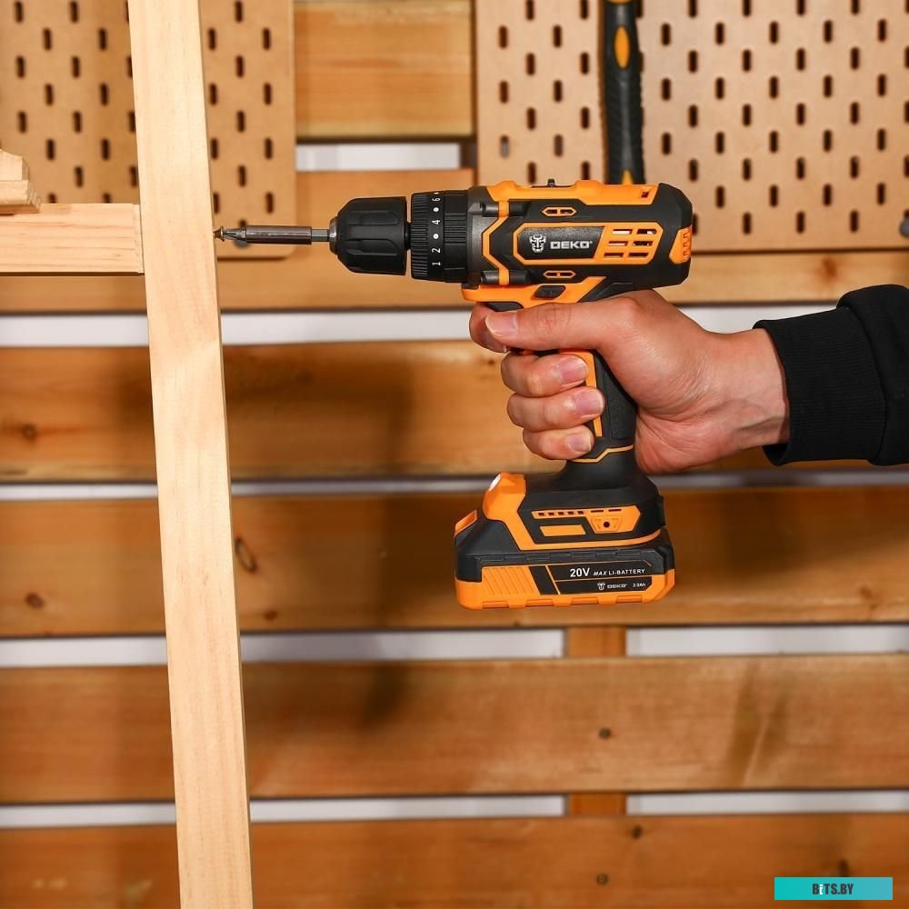 Deko DKCD20 Impact Set 063-4415 (с 2-мя АКБ 2 Ач, кейс)
