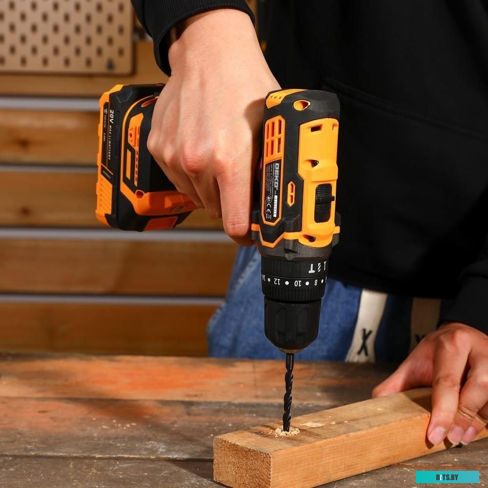 Deko DKCD20 Impact Set 063-4415 (с 2-мя АКБ 2 Ач, кейс)