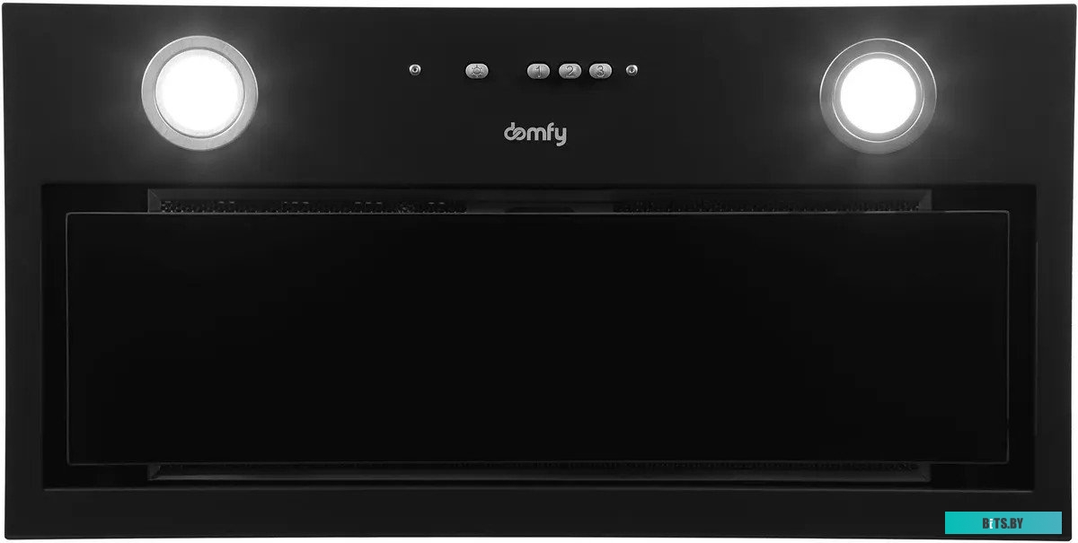 DM6036BB BG Встраиваемая вытяжка DOMFY DM6036BB BG, управление кнопочное, черный