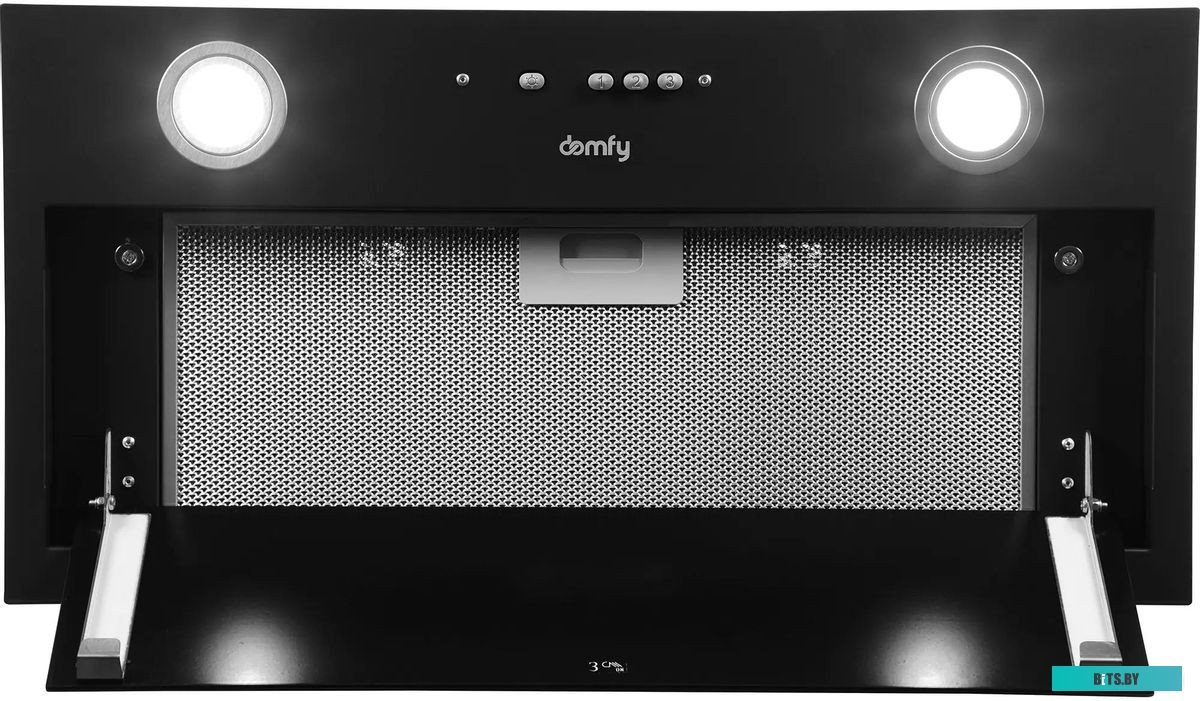 DM6036BB BG Встраиваемая вытяжка DOMFY DM6036BB BG, управление кнопочное, черный