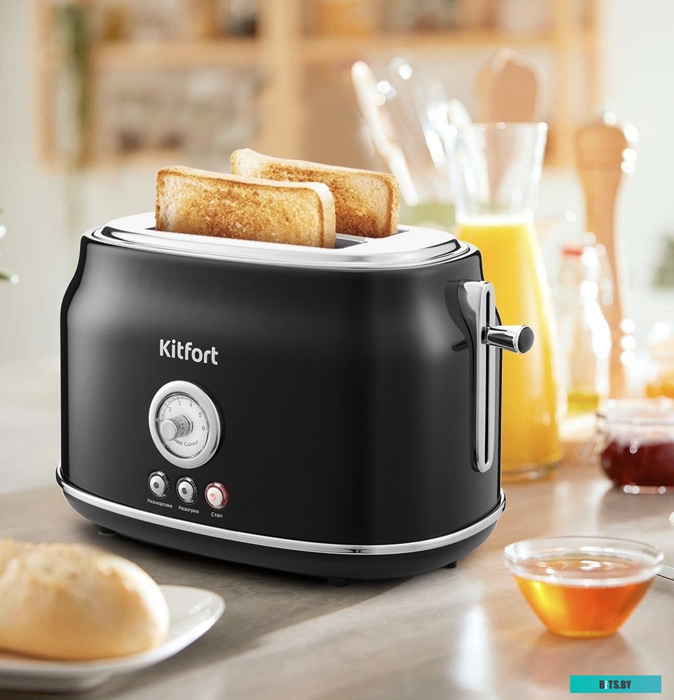 KT-2038-1 Тостер KITFORT KT-2038-1,  черный
