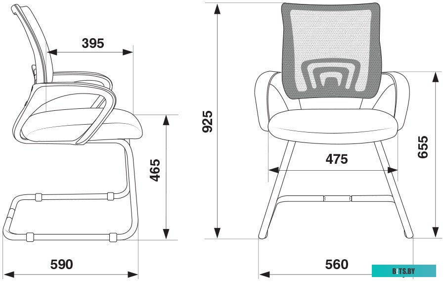Офисное кресло (Стул) Бюрократ CH-695N-AV (синий/черный) <CH-695N-AV/BL/TW-11>