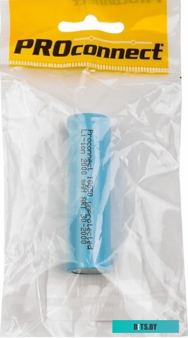 Аккумуляторы PROconnect 18650 2000mAh 30-2000-01