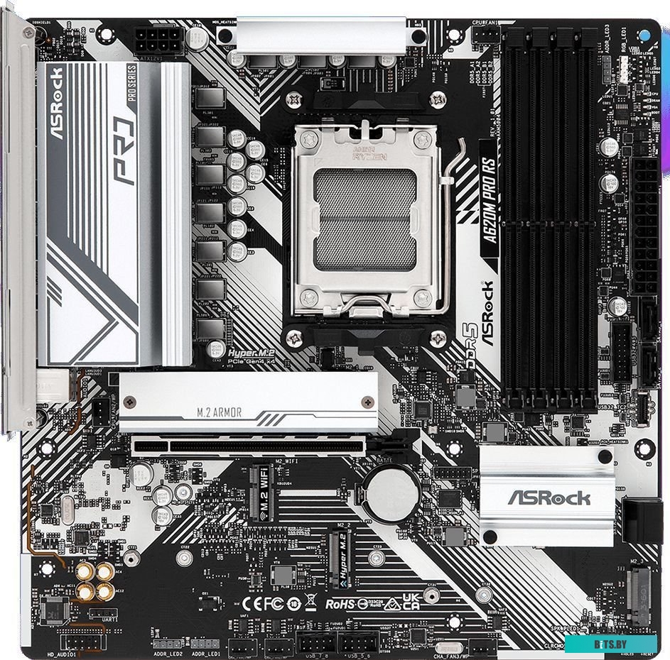 Материнская плата ASRock A620M Pro RS