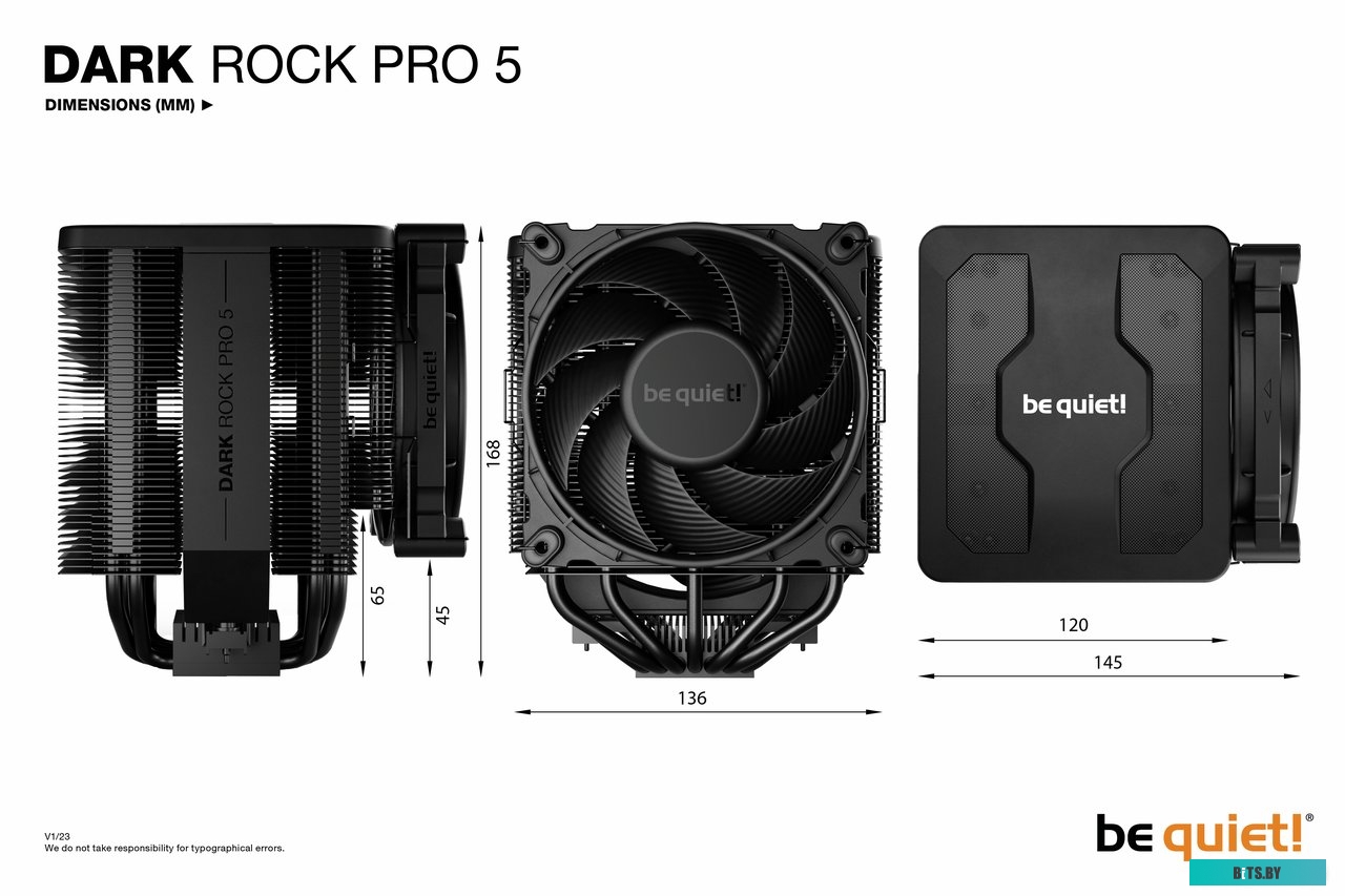 Кулер для процессора be quiet! Dark Rock Pro 5 BK036