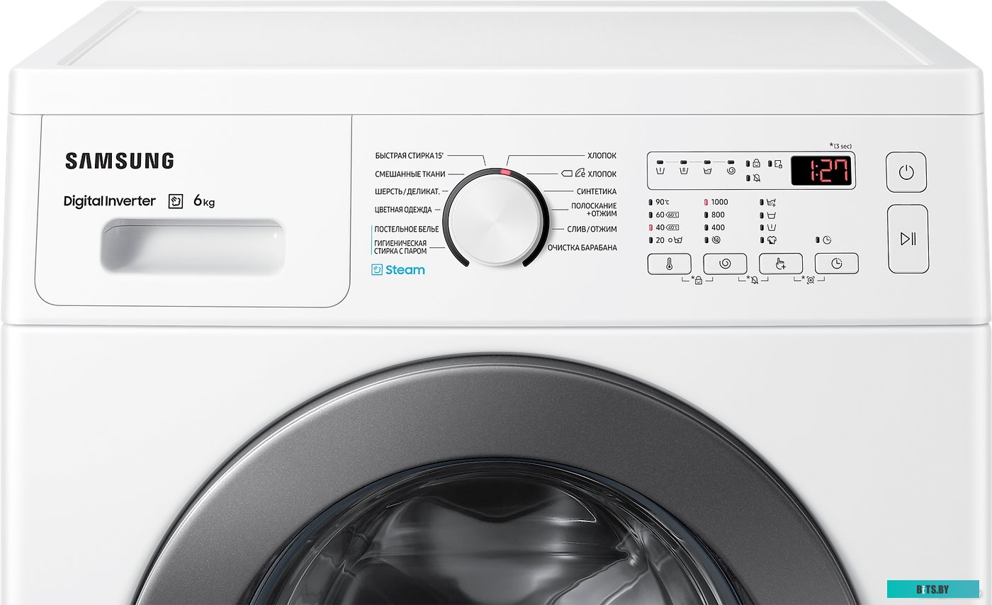 WW60AG4S00VELP Стиральная машина Samsung WW60AG4S00VELP класс: A загр.фронтальная макс.:6кг белый