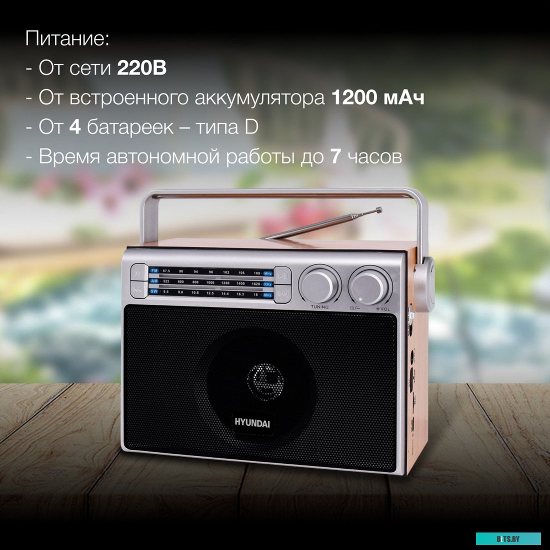 Радиоприемник Hyundai H-SRS104 H-SRS104