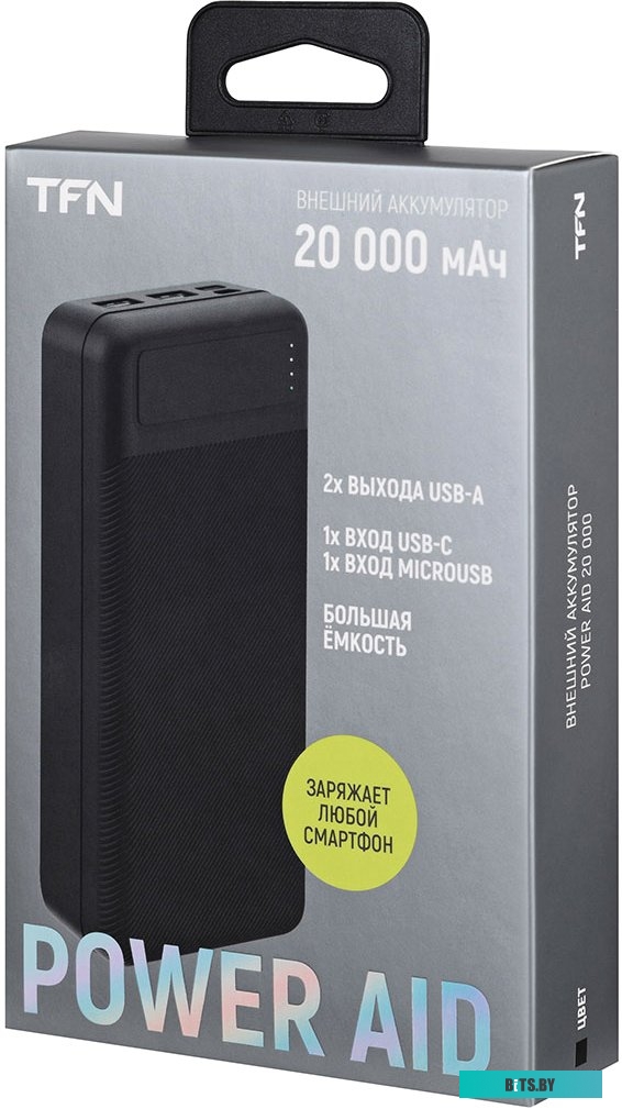 Портативное зарядное устройство TFN PowerAid 20 20000mAh (черный) <TFN-PB-279-BK>