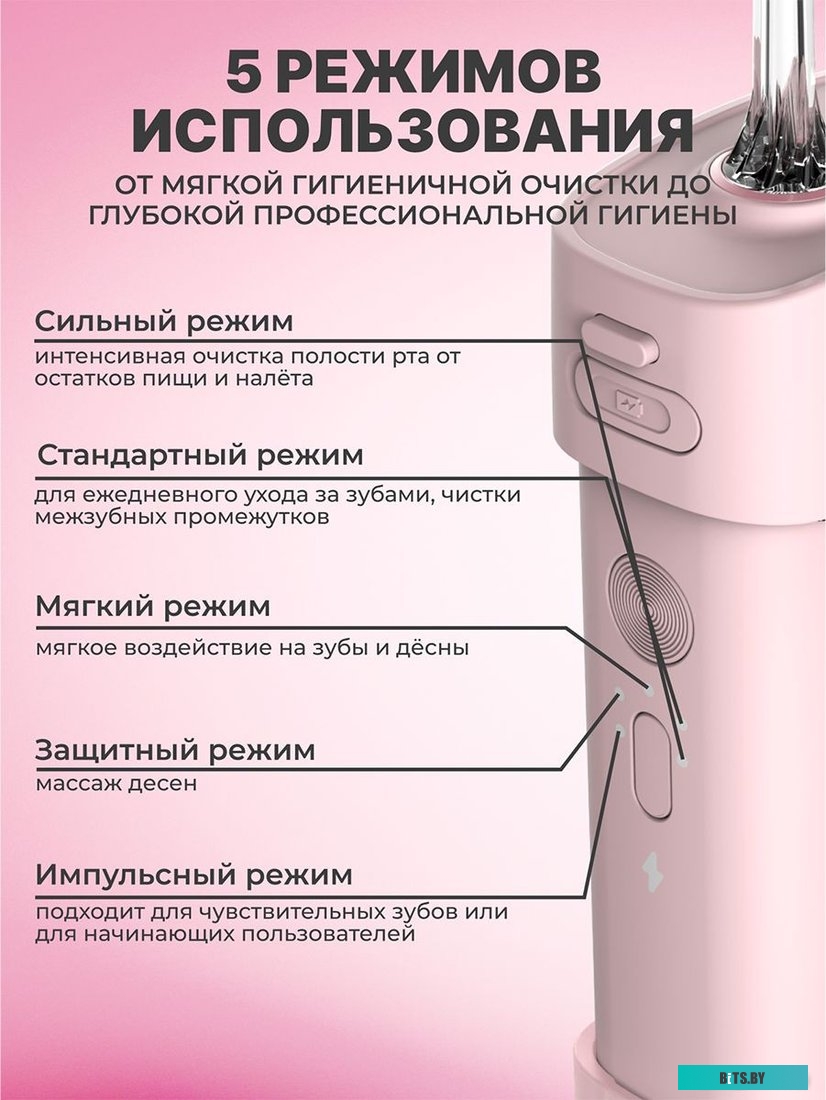 BIP-003 Pink Ирригатор MIRU BIP-003 Pink