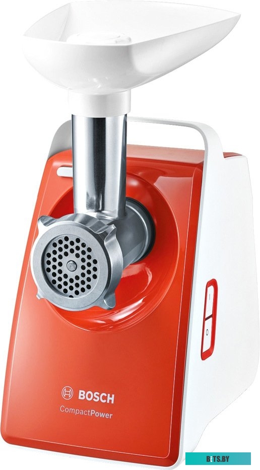 MFW3630I Мясорубка Bosch CompactPower MFW3630I,  белый / оранжевый