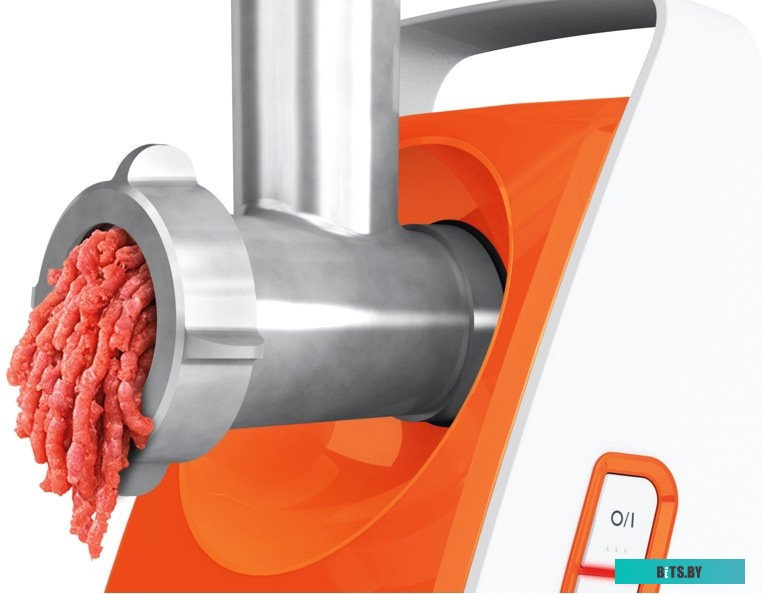 MFW3630I Мясорубка Bosch CompactPower MFW3630I,  белый / оранжевый