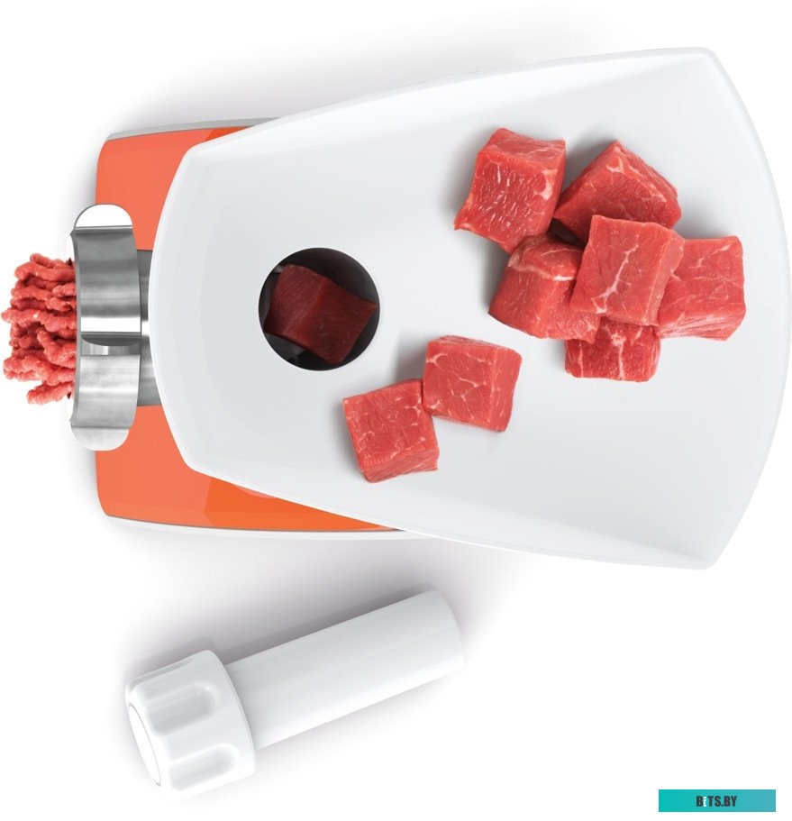 MFW3630I Мясорубка Bosch CompactPower MFW3630I,  белый / оранжевый