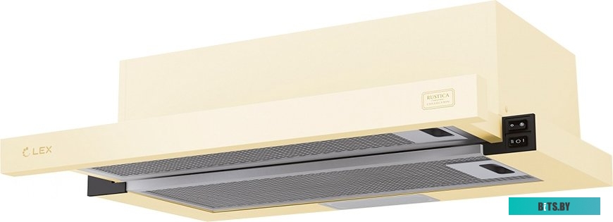 CHAT000060 Встраиваемая вытяжка LEX Hubble 500 IV, управление кнопочное, слоновая кость [chat000060]