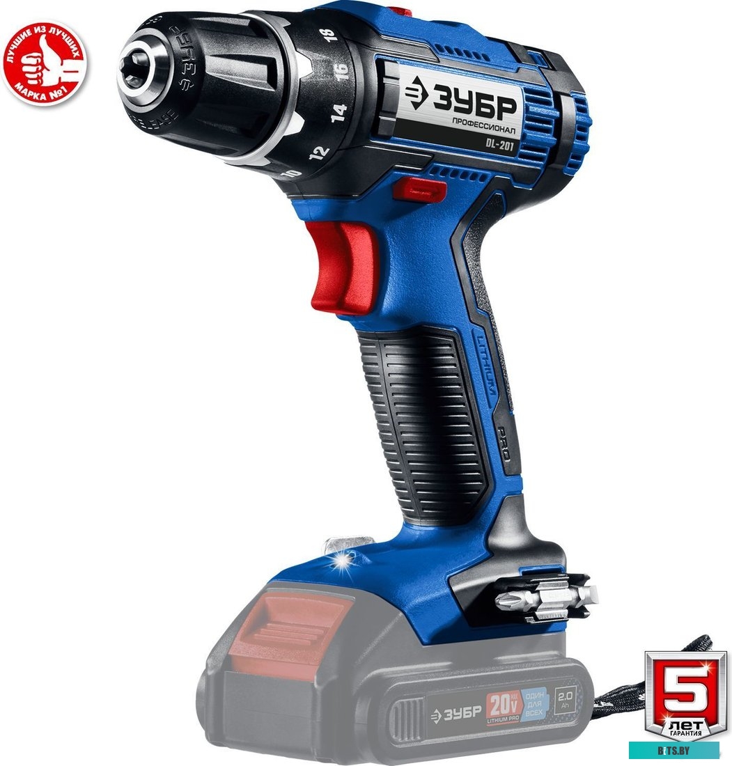 Зубр Профессионал DL-201 (без АКБ)