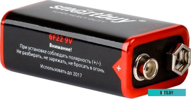 Батарейки SmartBuy 6F22/1S <SBBZ-9V01S>