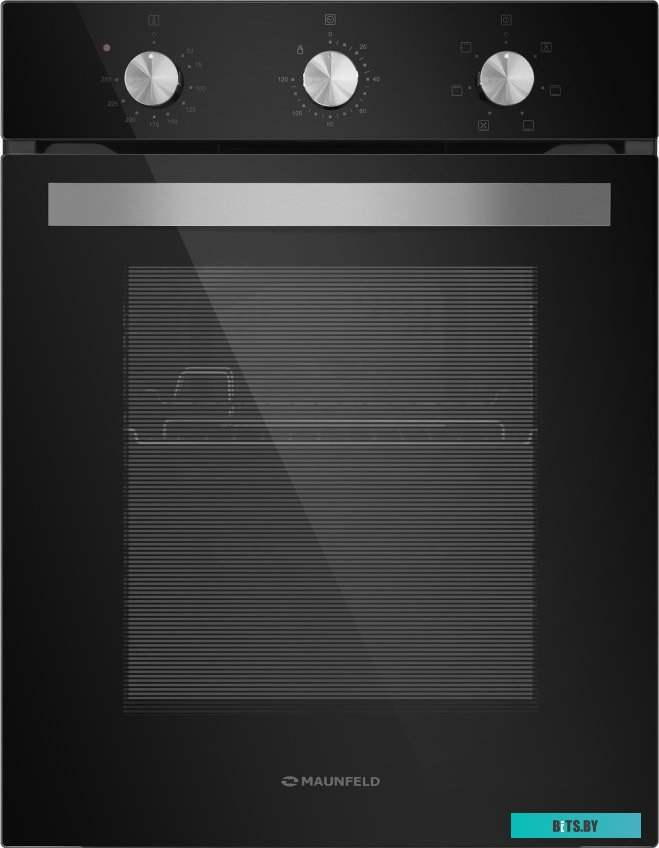 EOEC516B Шкаф духовой электрический MAUNFELD EOEC516B/ 448х546х595 мм, объем 51 л, 7 основных режимов,  механическое управление, двойное стекло дверцы