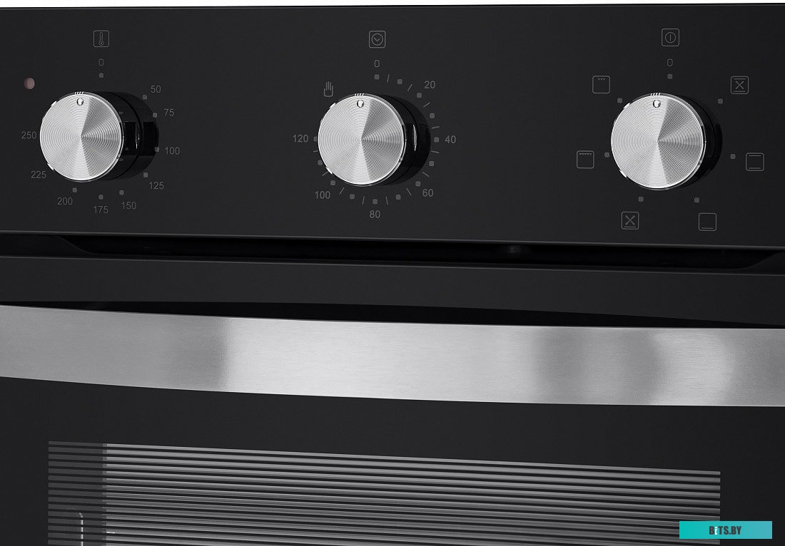 EOEC516B Шкаф духовой электрический MAUNFELD EOEC516B/ 448х546х595 мм, объем 51 л, 7 основных режимов,  механическое управление, двойное стекло дверцы