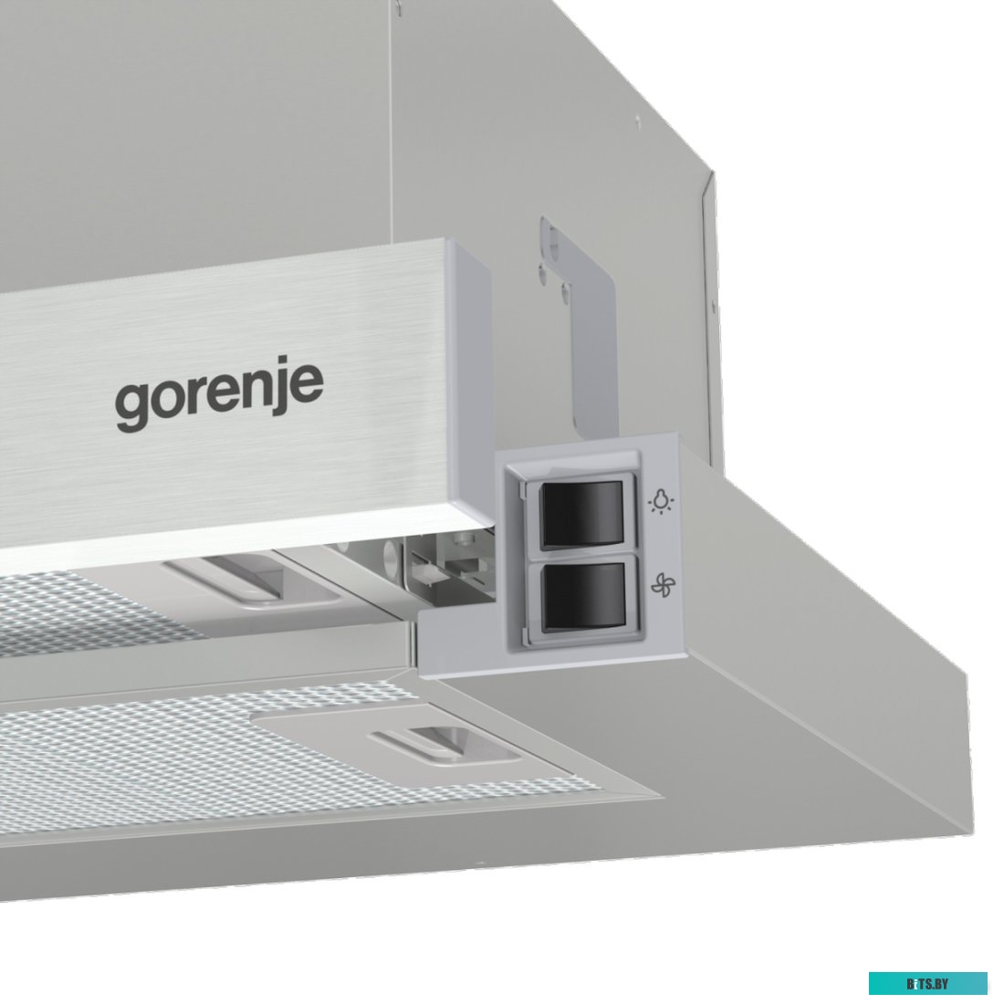 TH606E4X Встраиваемая вытяжка Gorenje TH606E4X, управление кнопочное, нержавеющая сталь