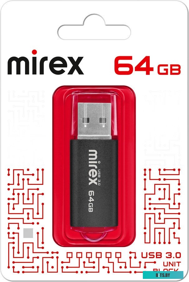 USB накопитель (Флешка) Mirex Color Blade Unit 3.0 64GB 13600-FM3UBK64