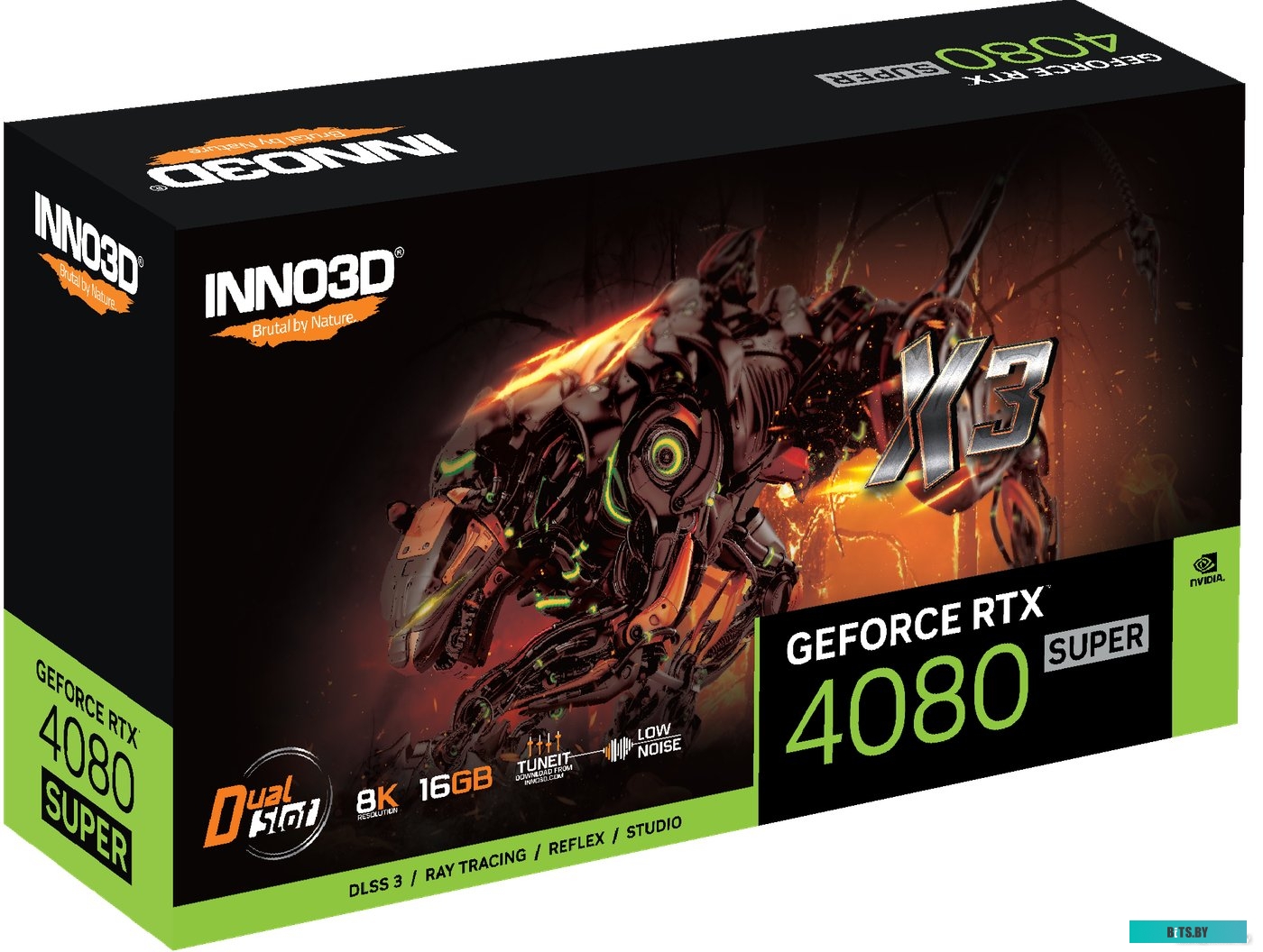 Видеокарта Inno3D RTX 4080 Super X3 N408S3-166X-18703552
