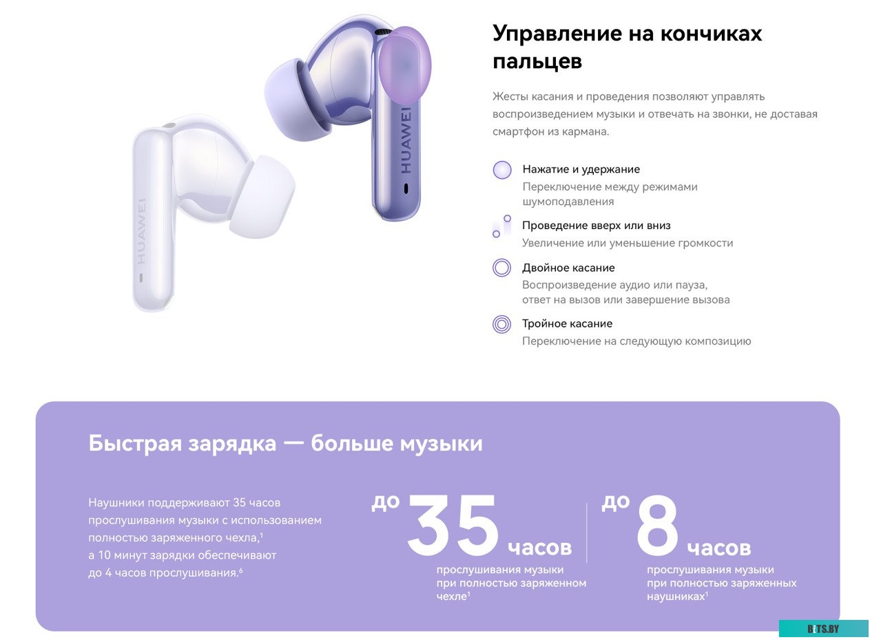 Наушники HUAWEI FreeBuds 6i (черный, международная версия)