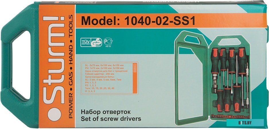 Набор отверток Sturm 1040-02-SS1 (28 предметов)