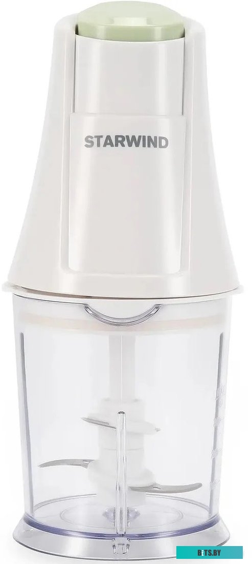SCP1010 Измельчитель электрический Starwind SCP1010 0.36л. 250Вт белый/зеленый