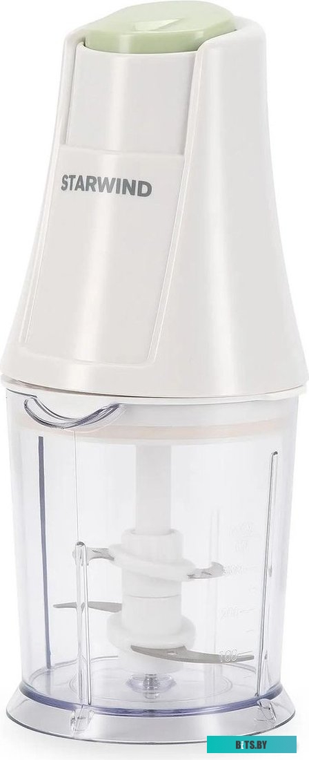 SCP1010 Измельчитель электрический Starwind SCP1010 0.36л. 250Вт белый/зеленый