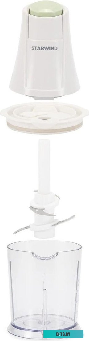 SCP1010 Измельчитель электрический Starwind SCP1010 0.36л. 250Вт белый/зеленый