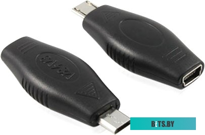 GC-MU2M5 GCR Переходник USB 2.0 MicroUSB / MiniUSB, штекер - гнездо, GC-MU2M5