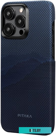 KI1502POTH Pitaka MagEZ Case 4 для iPhone 15 Pro Max (over the horizon, синий)