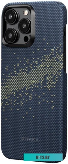 KI1502PMYG Pitaka MagEZ Case 4 для iPhone 15 Pro Max (milky way galaxy, синий)
