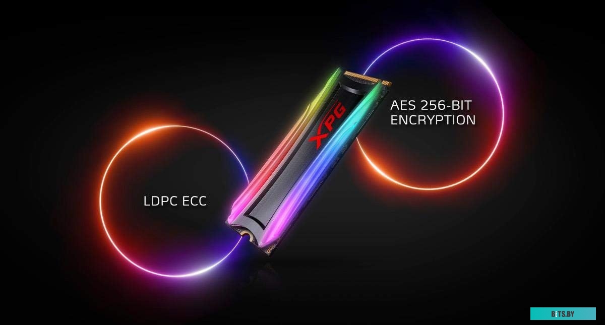SSD Накопитель ADATA XPG Spectrix S40G RGB 512GB AS40G-512GT-C