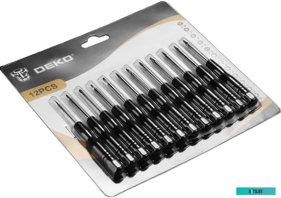 Набор отверток Deko SS12 (12 предметов) <065-0591>