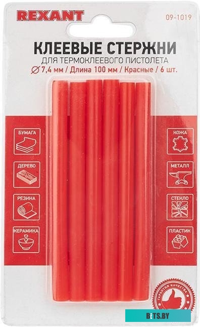 09-1019 Клеевые стержни REXANT 09-1019