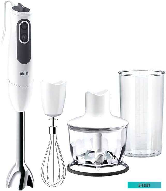 0X22111189 Блендер BRAUN MQ3135 SAUCE,  погружной,  белый/серый