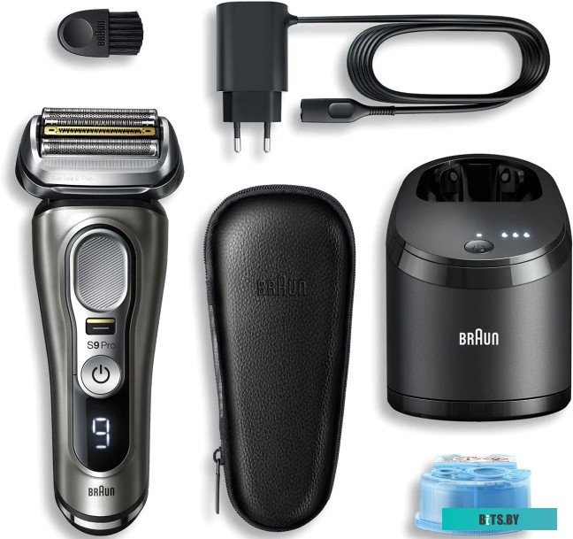 9485CC Бритва сетчатая Braun Series 9 pro 9485cc питан.:аккум. серебристый