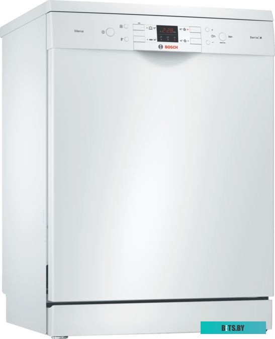 SMS44DW01T Посудомоечная машина Bosch SMS44DW01T,  полноразмерная, напольная, 60см, загрузка 12 комплектов, белая