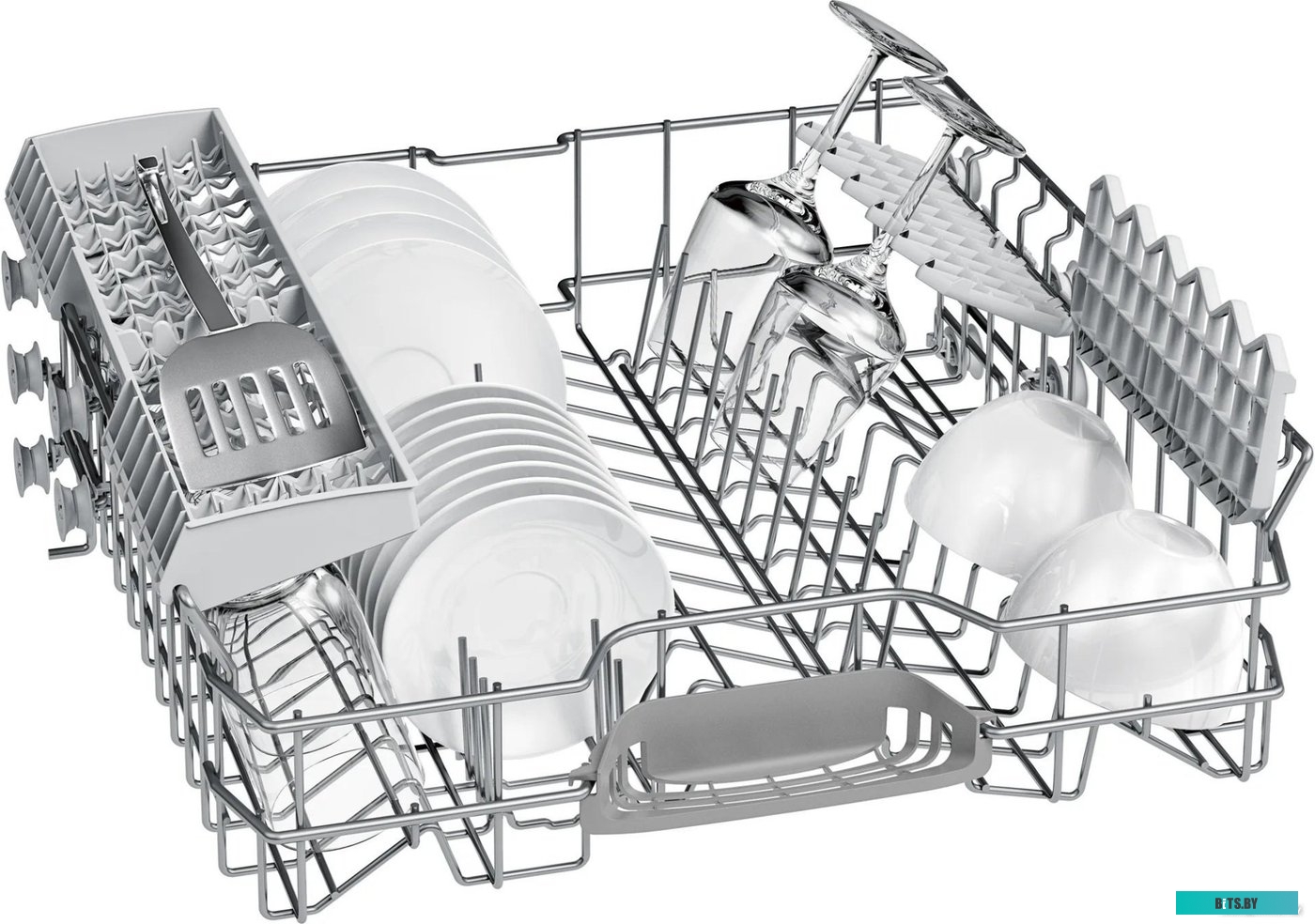 SMS44DW01T Посудомоечная машина Bosch SMS44DW01T,  полноразмерная, напольная, 60см, загрузка 12 комплектов, белая