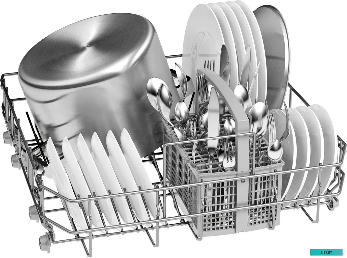 SMS44DW01T Посудомоечная машина Bosch SMS44DW01T,  полноразмерная, напольная, 60см, загрузка 12 комплектов, белая