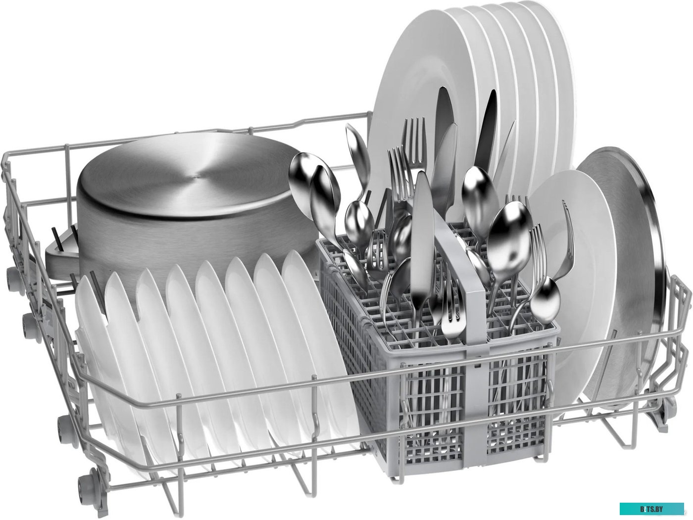 SMS44DW01T Посудомоечная машина Bosch SMS44DW01T,  полноразмерная, напольная, 60см, загрузка 12 комплектов, белая