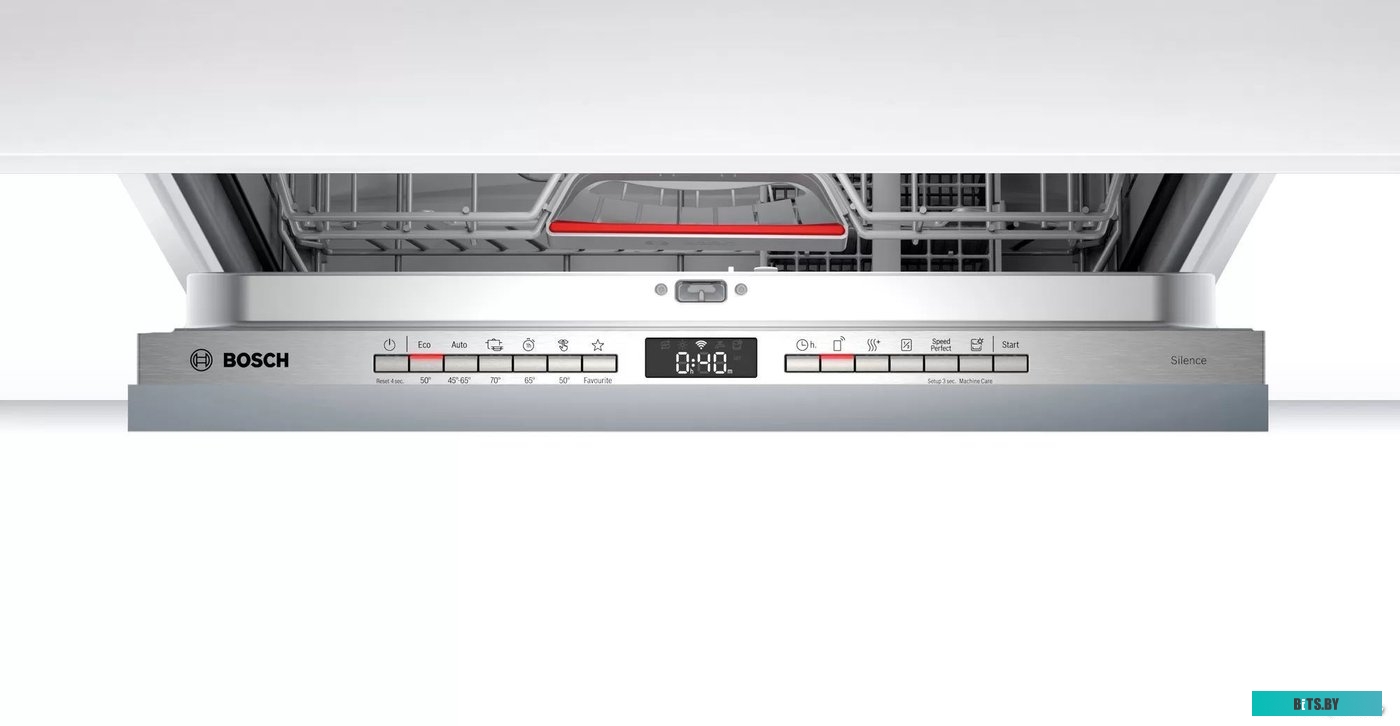 SMV4ITX11E Встраиваемая посудомоечная машина Bosch SMV4ITX11E,  полноразмерная, ширина 59.8см, полновстраиваемая, загрузка 12 комплектов