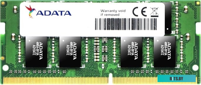 Модуль памяти ADATA 8GB DDR4 SODIMM PC4-21300 AD4S26668G19-BGN