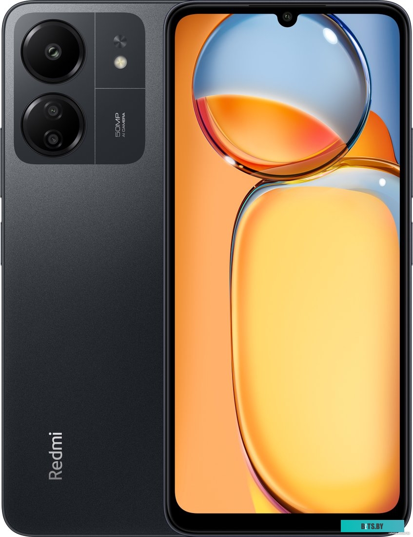 Смартфон Xiaomi Redmi 13C 4GB/128GB с NFC международная версия (полуночный черный)