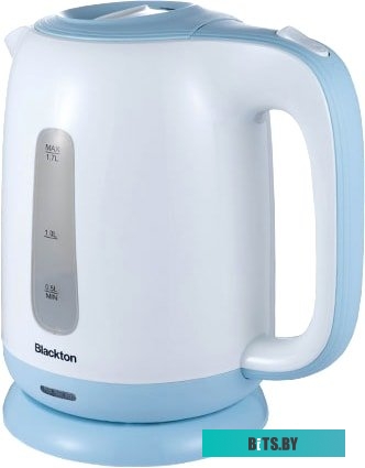 BT KT1730P Чайник электрический BLACKTON Bt KT1730P, 2200Вт, белый и бирюзовый