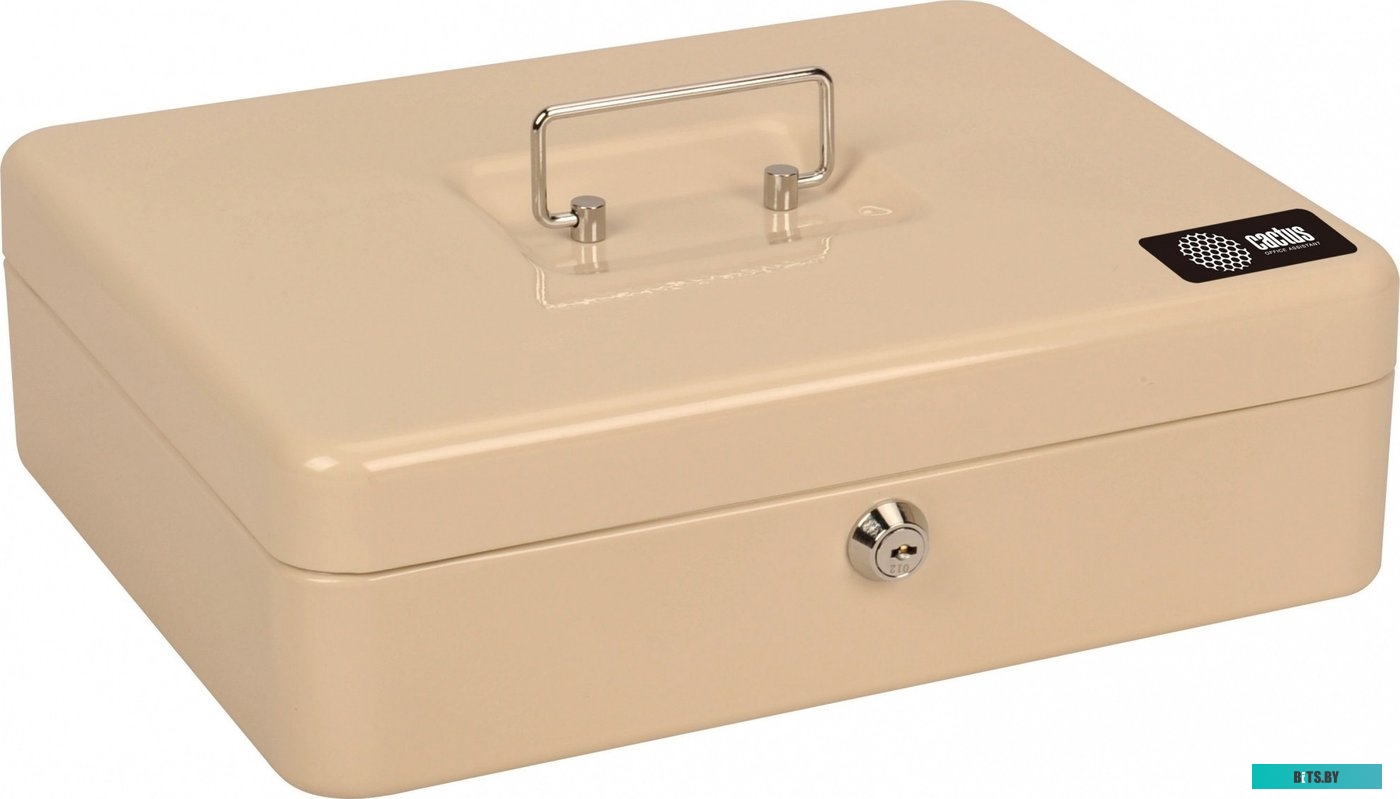 CS-CB-004WT Ящик для денег Cactus CS-CB-004WT 90x300x240 бежевый